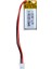Powermaster 3.7 Volt 60 Mah Lityum Polimer Şarjlı Pil 4X10X20 mm Akıllı Saat Kulaklık Pili 1