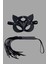 Taşlı Deri Kırbaç ve Maske 2 Li Set 700948 1