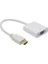 HDMI To VGA Çevirici Dönüştürücü Adaptör Monitör Laptop Projeksiyon Çevirme Uydu Kablosu 4547 2