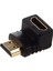 HDMI Ara Aparat Erkek Dişi L Tip Hadron HDX-1258 1