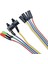 Ana Kart Power Kablosu LED Işıklı Reset Açma Kapama Butonu Kablosu On Off Switch 5064 2