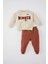 Erkek Bebek Baskılı Sweatshirt Eşofman Altı 2'li Takım C2389A524SP 1