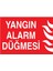 Yangın Alarm Düğmesi Yapışkanlı Sticker 15X25 cm 1