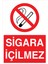 Sigara Içilmez Yapışkanlı Sticker 25X35 cm 1