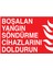 Boşalan Yangın Söndürme Cihazlarını Doldurun Yapışkanlı Sticker 35X50 cm 1
