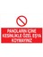 Panoların Içine Kesinlikle Özel Eşya Koymayınız Yapışkanlı Sticker 25X35 cm 1