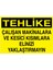 Çalışan Makinalara ve Kesici Kımlara Elinizi Yaklaştırmayın Yapışkanlı Sticker 50X65 cm 1