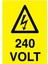 Esinti Reklam 240 Volt Yapışkanlı Sticker 15X25 cm 1