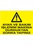 Ayar ve Bakım Işlerini Makina Durduktan Sonra Yapınız Yapışkanlı Sticker 25X35 cm 1