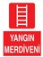 Yangın Merdiveni Yapışkanlı Sticker 35X50 cm 1