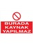 Burada Kaynak Yapılmaz Yapışkanlı Sticker 15X25 cm 1