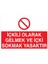 Içkili Olarak Gelmek ve Içki Sokmak Yasaktır Yapışkanlı Sticker 15X25 cm 1