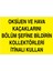 Oksijen ve Hava Kaçaklarını Bölüm Şefine Bildirin Yapışkanlı Sticker 50X65 cm 1