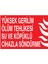 Yüksek Gerilim Ölüm Tehlikesi Su Köpüklü Cihazla Söndürme Yapışkanlı Sticker 50X65 cm 1