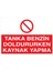 Tanka Benzin Doldururken Kaynak Yapma Yapışkanlı Sticker 35X50 cm 1