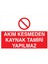 Akım Kesmeden Kaynak Tamiri Yapılmaz Yapışkanlı Sticker 35X50 cm 1