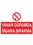 Yanar Durumda Sigara Bırakma Yapışkanlı Sticker 35X50 cm 1