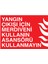Yangın Çıkışı Için Merdiveni Kullanın Asansörü Kullanmayın Yapışkanlı Sticker 50X65 cm 1