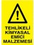 Tehlikeli Kimyasal Emici Malzemesi Yapışkanlı Sticker 15X25 cm 1