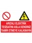 Arızalı Elektrik Tesisatını Asla Kendiniz Tamir Etmeye Kalkmayın Yapışkanlı Sticker 15X25 cm 1