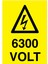 6300 Volt Yapışkanlı Sticker 25X35 cm 1