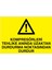 Kompresörleri Tehlike Anında Uzaktan Durdurma Noktandan Durdur Yapışkanlı Sticker 35X50 cm 1
