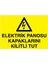 Elektrik Panosu Kapaklarını Kilitli Tut Yapışkanlı Sticker 35X50 cm 1