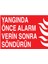 Yangında Önce Alarm Verin Sonra Söndürün Yapışkanlı Sticker 25X35 cm 1