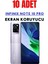 Infinix Note 10 Pro Temperli Cam Ekran Koruyucu Süper Ekonomik Paket ( 10 Adet ) 1