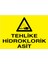 Tehlike Hidroklorik Asit Yapışkanlı Sticker 50X65 cm 1