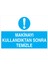 Makinayı Kullandıktan Sonra Temizle Yapışkanlı Sticker 15X25 cm 1