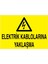Elektrik Kablolarına Yaklaşma Yapışkanlı Sticker 25X35 cm 1
