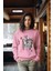 Premium New Newyork Baskılı Tarz Kadın Bisiklet Yaka Sweatshirt 1