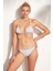 Halka Detaylı Üçgen Bikini Takım Gri 207920 3