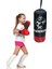 Mini Kids Boks Kum Torbası Eldiven Hediyeli 40*18 Cm. 4