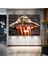 Mauro Ikardi Sarı Kırmızı Galatasaran Futbolcu Yatay Kanvas Tablo 1