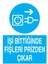 Işi Bittiğinde Fişleri Prizden Çıkar Yapışkanlı Sticker 35X50 cm 1