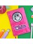 Peluş Pullu Not Defteri 20 x 13 cm 60 Yaprak Gülenyüz Pembe 1