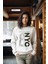 Premium Nyc Tarz Baskılı Kadın Bisiklet Yaka Sweatshirt 2
