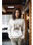 Premium Uykucu Boho Baskılı Tarz Kadın Bisiklet Yaka Sweatshirt 3