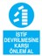 Istif Devrilmesine Karşı Önlem Al İş Güvenliği Yapışkanlı Sticker 15X25 cm 1