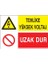 Tehlike Yüksek Voltaj Uzak Dur Yapışkanlı Sticker 15X25 cm 1