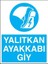 Yalıtkan Ayakkabı Giy Yapışkanlı Sticker 25X35 cm 1