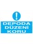 Depoda Düzeni Koru İş Güvenliği Yapışkanlı Sticker 15X25 cm 1