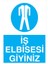 Iş Elbisesi Giyiniz İş Güvenliği Yapışkanlı Sticker 50X65 cm 1