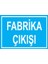 Fabrika Çıkışı Yapışkanlı Sticker 15X25 cm 1