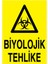 Biyolojik Tehlike İş Güvenliği Yapışkanlı Sticker 25X35 cm 1