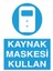 Kaynak Maskesi Kullan İş Güvenliği Yapışkanlı Sticker 15X25 cm 1