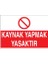 Kaynak Yapmak Yasaktır Yapışkanlı Sticker 50X65 cm 1