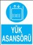 Yük Asansörü Yapışkanlı Sticker 35X50 cm 1